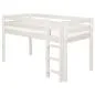 Preview: Flexa Classic Spielbett 90x200 gerade Leiter in weiß Preview: Flexa Classic Spielbett 90x200 gerade Leiter in weiß