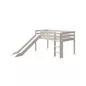 Preview: Rutschbett 90x200 gerade Leiter in grau Preview: Rutschbett 90x200 gerade Leiter in grau