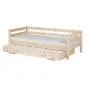 Preview: Flexa Classic Bettliege 90x200 mit Ausziehbett in natur Preview: Flexa Classic Bettliege 90x200 mit Ausziehbett in natur