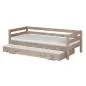 Preview: Flexa Classic Bettliege 90x200 mit Ausziehbett in terra Preview: Flexa Classic Bettliege 90x200 mit Ausziehbett in terra