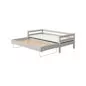Preview: Flexa Bettliege 90x200 mit Ausziehbett grau Preview: Flexa Bettliege 90x200 mit Ausziehbett grau