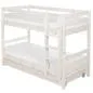 Preview: Flexa Classic Etagenbett 90x190 mit 2 Schübe in weiß Preview: Flexa Classic Etagenbett 90x190 mit 2 Schübe in weiß