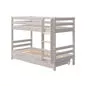 Preview: Flexa Etagenbett 90x200 mit 2 Schübe in grau Preview: Flexa Etagenbett 90x200 mit 2 Schübe in grau