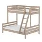 Preview: Flexa Classic Kombi-Etagenbett 90x200 Schrägleiter in terra Preview: Flexa Classic Kombi-Etagenbett 90x200 Schrägleiter in terra