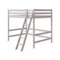 Preview: Flexa Hochbett 140x200 Schrägleiter in grau Preview: Flexa Hochbett 140x200 Schrägleiter in grau