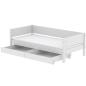 Preview: White Einzelbett 90x190 mit 2 Schübe weiß/weiß Preview: White Einzelbett 90x190 mit 2 Schübe weiß/weiß