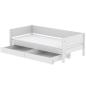 Preview: White Einzelbett 90x200 mit 2 Schübe weiß/weiß Preview: White Einzelbett 90x200 mit 2 Schübe weiß/weiß