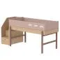Preview: Flexa Popsicle Halbhohes Bett mit Treppe in 90x200 Cherry Preview: Flexa Popsicle Halbhohes Bett mit Treppe in 90x200 Cherry
