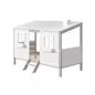 Preview: Flexa MyHouse 1/1 in 90x200 grau/lackweiß Preview: Flexa MyHouse 1/1 in 90x200 grau/lackweiß