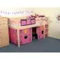 Preview: Flexa Basic Trendy Spielbett gerade L., nat/pink Prinzessin