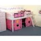 Preview: Flexa Basic Trendy Spielbett schräge L., weiß/pink Prinzess