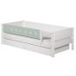 Preview: Flexa White Einzelbett 90x200 cm Schübe u. Sicherung mint Preview: Flexa White Einzelbett 90x200 cm Schübe u. Sicherung mint