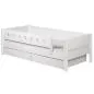 Preview: Flexa White Einzelbett 90x190 cm Schübe u. Sicherung weiß Preview: Flexa White Einzelbett 90x190 cm Schübe u. Sicherung weiß