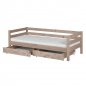 Preview: Flexa Classic Bettliege 90x200 mit 2 Schübe in terra Preview: Flexa Classic Bettliege 90x200 mit 2 Schübe in terra