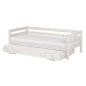 Preview: Flexa Classic Bettliege 90x200 mit Ausziehbett in weiß Preview: Flexa Classic Bettliege 90x200 mit Ausziehbett in weiß