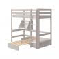 Preview: Flexa Hochbett CASA 90x200 ger. Leiter grau Preview: Flexa Hochbett CASA 90x200 ger. Leiter grau