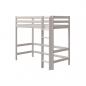 Preview: Flexa Hochbett 90x200 gerade Leiter in grau Preview: Flexa Hochbett 90x200 gerade Leiter in grau