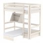 Preview: Flexa Classic Hochbett CASA 90x200 gerade Leiter in weiß Preview: Flexa Classic Hochbett CASA 90x200 gerade Leiter in weiß