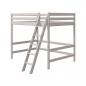Preview: Flexa Hochbett 140x190 Schrägleiter in grau Preview: Flexa Hochbett 140x190 Schrägleiter in grau