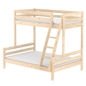 Preview: Flexa Classic Kombi-Etagenbett 90x200 Schrägleiter in natur Preview: Flexa Classic Kombi-Etagenbett 90x200 Schrägleiter in natur