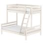 Preview: Flexa Classic Kombi-Etagenbett 90x200 Schrägleiter in weiß Preview: Flexa Classic Kombi-Etagenbett 90x200 Schrägleiter in weiß