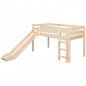 Preview: Flexa Classic Rutschbett 90x200 gerade Leiter in natur Preview: Flexa Classic Rutschbett 90x200 gerade Leiter in natur