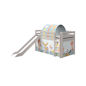 Preview: Rutschbett 90x190 gerade Leiter in grau Preview: Rutschbett 90x190 gerade Leiter in grau