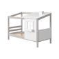 Preview: Flexa MyHouse 1/2 in 90x200 grau/lackweiß Preview: Flexa MyHouse 1/2 in 90x200 grau/lackweiß