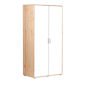 Preview: Extrahoher Schrank 2 Türen Kiefer/Lack weiß Preview: Extrahoher Schrank 2 Türen Kiefer/Lack weiß