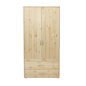 Preview: Kleiderschrank 2 Schübe 2 T. Kiefer/Nordic Blue Preview: Kleiderschrank 2 Schübe 2 T. Kiefer/Nordic Blue