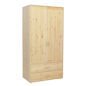 Preview: Kleiderschrank 2 Schübe 2 T. Kiefer/Kiefer/Weiß Preview: Kleiderschrank 2 Schübe 2 T. Kiefer/Kiefer/Weiß