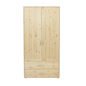 Preview: Kleiderschrank 2 Schübe 2 T. Kiefer/Kiefer/Weiß Preview: Kleiderschrank 2 Schübe 2 T. Kiefer/Kiefer/Weiß