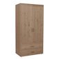 Preview: Kleiderschrank 2 Schübe 2 T. Terra/Nordic Blue Preview: Kleiderschrank 2 Schübe 2 T. Terra/Nordic Blue