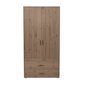 Preview: Kleiderschrank 2 Schübe 2 T. Terra/Urban Grey Preview: Kleiderschrank 2 Schübe 2 T. Terra/Urban Grey