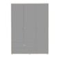 Preview: Kleiderschrank 3 Türen 2 Schübe Kieferweiß/Urban Grey Preview: Kleiderschrank 3 Türen 2 Schübe Kieferweiß/Urban Grey