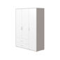 Preview: Flexa Kleiderschrank 3 Tür, 2 Schübe weiß Preview: Flexa Kleiderschrank 3 Tür, 2 Schübe weiß