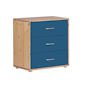 Preview: Classic Kommode 3 Schübe Kiefer/Nordic Blue Preview: Classic Kommode 3 Schübe Kiefer/Nordic Blue