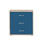 Preview: Classic Kommode 3 Schübe Kiefer/Nordic Blue Preview: Classic Kommode 3 Schübe Kiefer/Nordic Blue