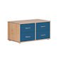 Preview: Classic Kommode 4 Schübe Kiefer/Nordic Blue Preview: Classic Kommode 4 Schübe Kiefer/Nordic Blue