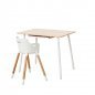 Preview: Flexa Classic Schreibtisch in natur/deckend weiß Preview: Flexa Classic Schreibtisch in natur/deckend weiß