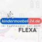 Preview: Flexa White Mittelhochbett 90x200 Schrägleiter in Weiß/Light Rose