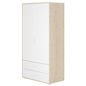 Preview: Flexa Näst Kleiderschrank 2 Türen 2 Schübe Natur/Weiß Preview: Flexa Näst Kleiderschrank 2 Türen 2 Schübe Natur/Weiß