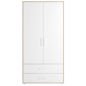 Preview: Flexa Näst Kleiderschrank 2 Türen 2 Schübe Natur/Weiß Preview: Flexa Näst Kleiderschrank 2 Türen 2 Schübe Natur/Weiß