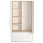 Preview: Flexa Näst Kleiderschrank 2 Türen 2 Schübe Natur/Weiß Preview: Flexa Näst Kleiderschrank 2 Türen 2 Schübe Natur/Weiß
