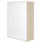 Preview: Flexa Näst Kleiderschrank 3 Türen 2 Schübe Natur/Weiß Preview: Flexa Näst Kleiderschrank 3 Türen 2 Schübe Natur/Weiß