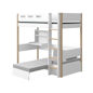 Preview: Flexa Nor CASA Hochbett g. Leiter, Couch, Schreibt. 90x200 Eiche/White Preview: Flexa Nor CASA Hochbett g. Leiter, Couch, Schreibt. 90x200 Eiche/White