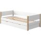 Preview: Flexa Nor Einzelbett Gästebett 90x200 Eiche / White Preview: Flexa Nor Einzelbett Gästebett 90x200 Eiche / White