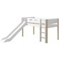 Preview: Flexa Rutschbett gerade Leiter 90x190 Eiche / White Preview: Flexa Rutschbett gerade Leiter 90x190 Eiche / White