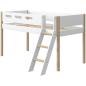 Preview: Flexa Nor Spielbett Schrägleiter 90x200 Eiche / White Preview: Flexa Nor Spielbett Schrägleiter 90x200 Eiche / White
