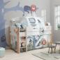 Preview: Flexa Nor Spielbett Schrägleiter 90x200 Eiche / White Preview: Flexa Nor Spielbett Schrägleiter 90x200 Eiche / White